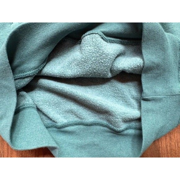Realtree Outfitters Turquoise Hoodie MED Pullover Teal Blue EUC Hunting - Picture 6 of 10